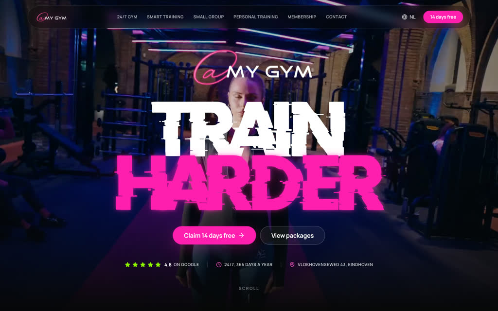 @My Gym — website by Meetflows